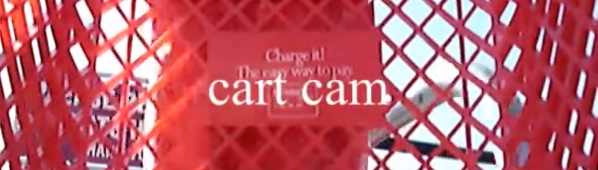 Cart Cam - view from inside a Target shopping cart